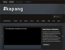 Tablet Screenshot of kapang.com